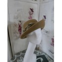 Tekla karmelowy kapelusz filcowy 54-57 cm
