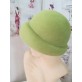 Pollina- zielony kapeluszo toczek Vintage 54-57 cm
