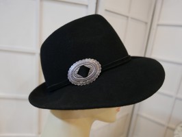 Orlando czarny kapelusz filcowy  57-59 cm
