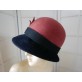 Astra czarno herbaciany kapelusz pilśniowy  56-57 cm