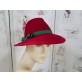 Antonio czerwony kapelusz filc 54-56 cm