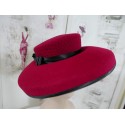 Gala- czerwony kapelusz filcowy rozmiar uniwersalny