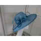 Mira niebieski wizytowy kapelusz sinamay 53-57cm